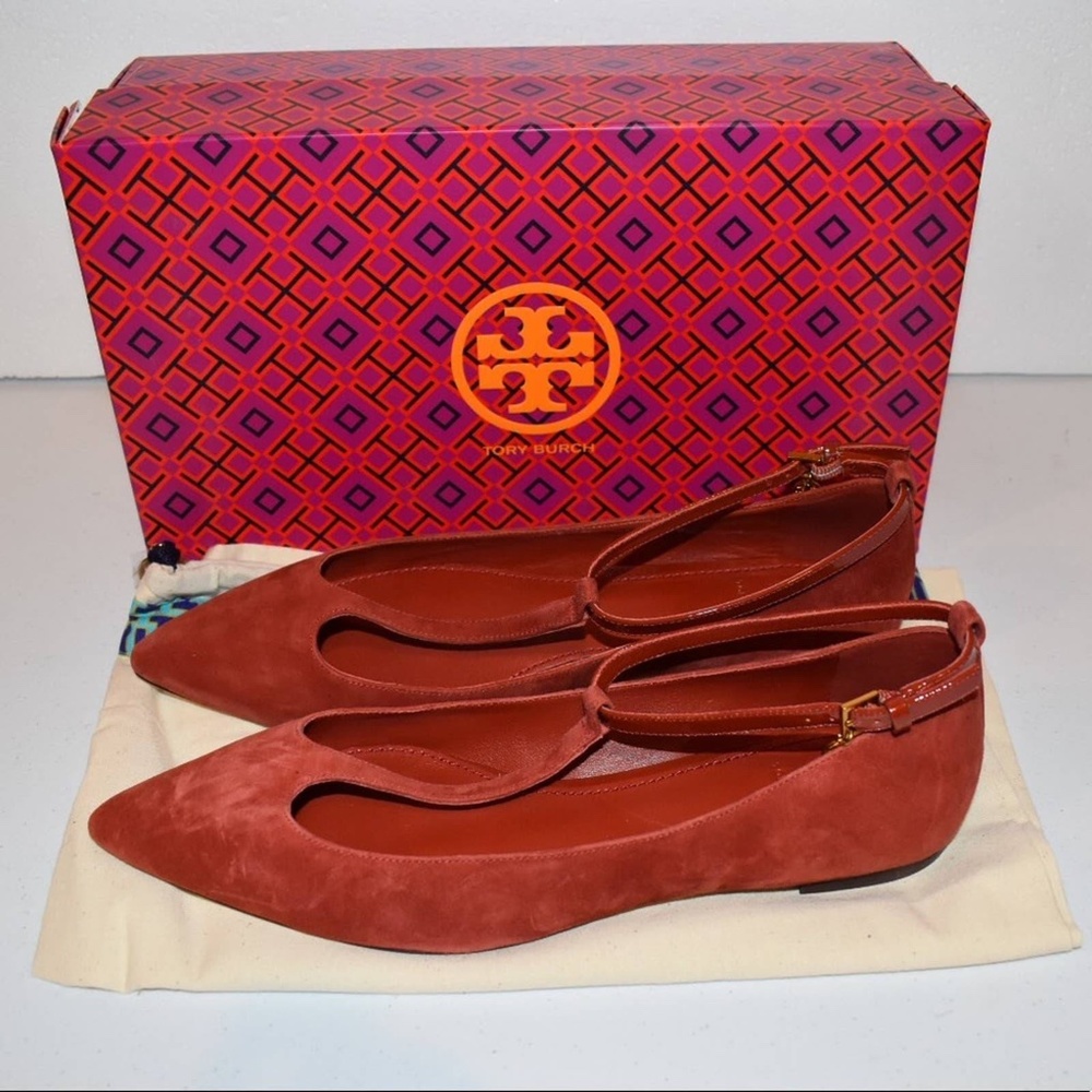 Tory Burch Ashton T-Strap Flat, 8.5 - Picture 8 of 10